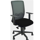 UNISIT NATHAN SEDIA OPERATIVA IN TESSUTO CON BRACCIOLI REGOLABILI SCHIENALE IN RETE CON SUPPORTO LOMBARE REGOLABILE NERO