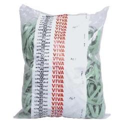 VIVA ELASTICI FETTUCCIA GOMMA BUSTA 1 KG 150X 8 MM VERDE