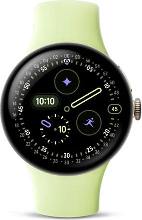 Google Pixel Watch 4 LTE 41mm Champagne Gold / Lemongrass, GA10834-EU (GA10834-EU)