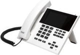 Auerswald COMfortel D-400 - VoIP-Telefon mit Rufnummernanzeige/Anklopffunktion - dreiweg Anruffunktion - SIP, RTP, SRTP, SIPS - 6 Leitungen - wei (90365)