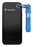 SSD 256GB, USB 3.2, Typ-C, Pocket, schwarz/blau (32416)
