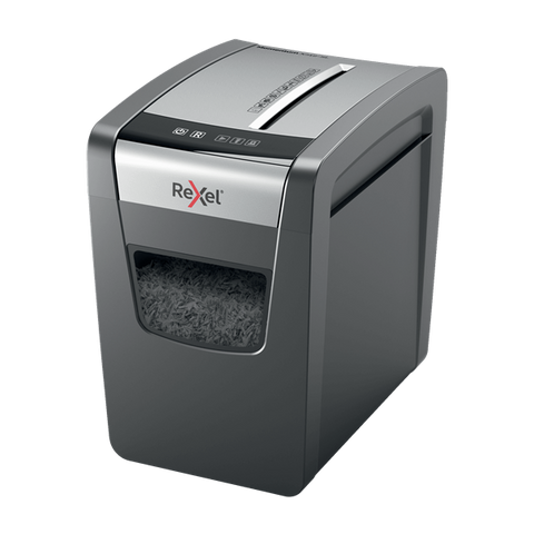 REXEL MOMENTUM X312-SL SLIMLINE DISTRUGGIDOCUMENTI A FRAMMENTOCESTINO 23LT CAPACITA' 12 FOGLI COL. GRIGIO