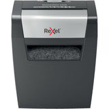 REXEL MOMENTUM X308 DISTRUGGIDOCUMENTI A FRAMMENTO CESTINO 15LT CAPACITA' 8 FOGLI COL. GRIGIO