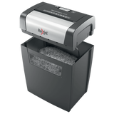 REXEL MOMENTUM X406 DISTRUGGIDOCUMENTI A FRAMMENTO CESTINO 15LT CAPACITA' 6 FOGLI COL. GRIGIO