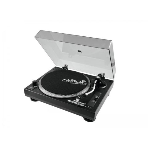 Omnitronic BD-1390 Belt-drive DJ turntable Nero