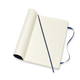 MOLESKINE CLASSIC NOTEBOOK TACCUINO LARGE 13X21 CM 192 PAGINE A RIGHE COPERTINA MORBIDA CON ELASTICO BLU