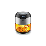 Tefal Easy Fry EY401D friggitrice Singolo 4,2 L Indipendente 1500 W Friggitrice ad aria calda Nero, Acciaio inossidabile