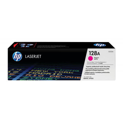 HP 128A TONER MAGENTA PER COLOR LASERJET PRO CP1525NW-CP1525N-LASERJET PRO CM1415FN-CM1415FNW GARANZIA ITALIA (CE323A)