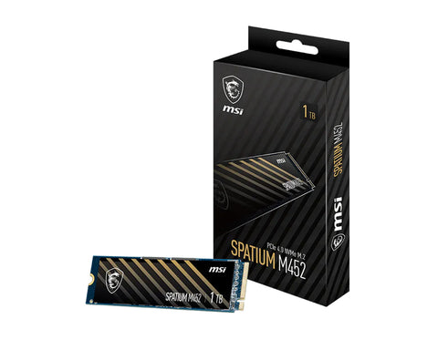 SSD MSI 1TB M.2 Gen4 Spatium M452 PCIe 4.0 3550/2700 TLC (S78-440L970-P83)