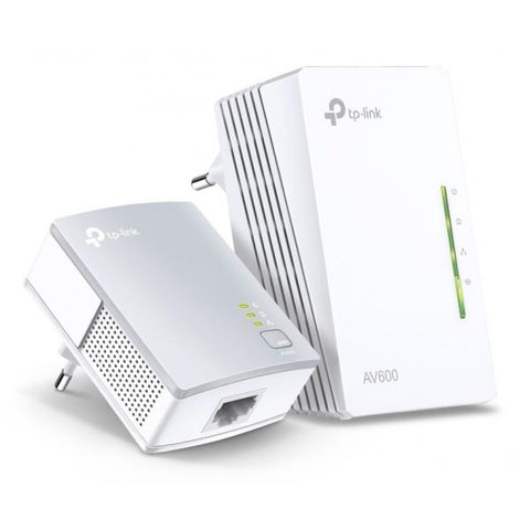 TP-LINK AV600 POWERLINE KIT WI-FI 300 MBPS TL-PA4010+TL-WPA4220 BIANCO