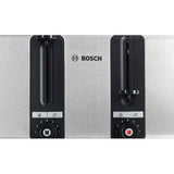 Bosch TAT7S45 tostapane 4 fetta/e Nero, Acciaio inossidabile 1800 W
