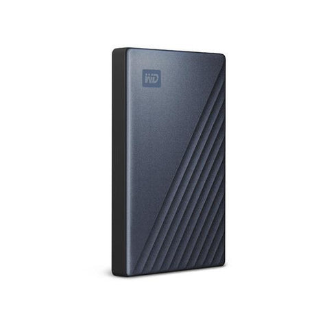 Western Digital WDBC3C0020BBL-WESN disco rigido esterno 2 TB USB tipo-C 3.2 Gen 1 [3.1 Gen 1] Nero, Blu (WD My Passport Ultra WDBC3C0020BBL - Hard drive - encrypted - 2 TB - external [portable] - USB