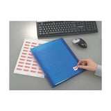 AVERY-ZWECKFORM L4731REV-25 CONFEZIONE 4.725 ETICHETTE ADESIVO 25.4x10 MM COLORE BIANCO FINITURA OPACA