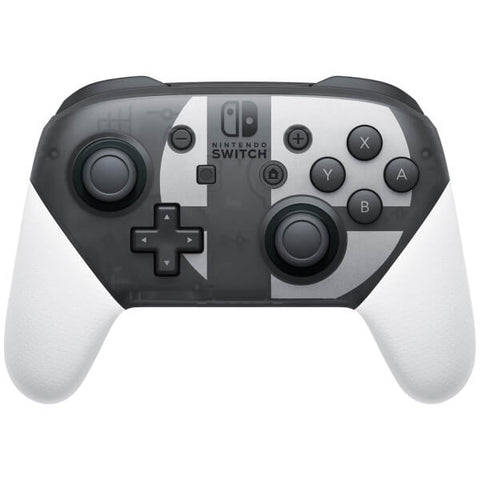 Nintendo Switch Pro Controller Super Smash Bros. Ultimate Edition Gamepad Nintendo Switch Analogico/Digitale Bluetooth Nero, Grigio, Bianco