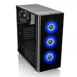 THERMALTAKE V200 TG RGB CASE MIDI TOWER CON SPORTELLO IN VETRO TEMPERATO COLORE NERO