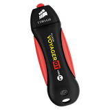 Corsair Voyager GT unità flash USB 256 GB USB tipo A 3.2 Gen 1 (3.1 Gen 1) Nero, Rosso