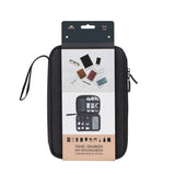 RIVACASE TRAVEL ORGANIZER PER ACCESSORI INFORMATICA IN NEOPRENE 30x180x258 mm 3 SCOMPARTI NERO
