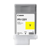 CANON SERBATOIO PULGADAS PFI-120Y (130 ml) x TM-200 TM-205 TM-300 TM-305 GP-200 GP-300 TM-255 TM-350 TM-355 2888C001