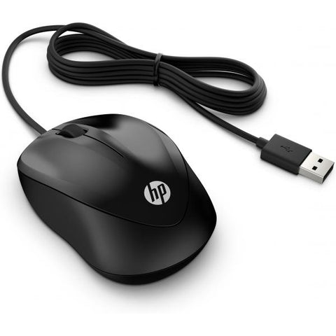 HP 1000 MOUSE ERGONOMICO USB 1.200 DPI NERO