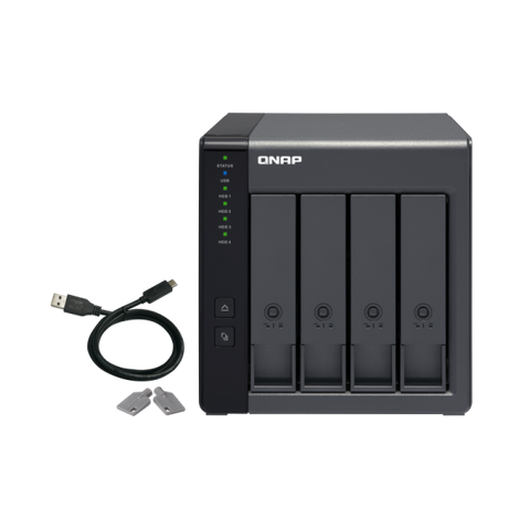 QNAP TR-004 array di dischi Nero