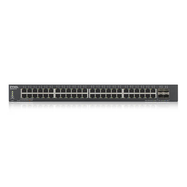 Zyxel XGS1930-52 Gestito L3 Gigabit Ethernet [10/100/1000] Nero (XGS1930-52 52 Port Smart Managed Switch 48x Gigabit Copper and 4x 10G SFP+ hybrid mode standalone or NebulaFlex Cloud)