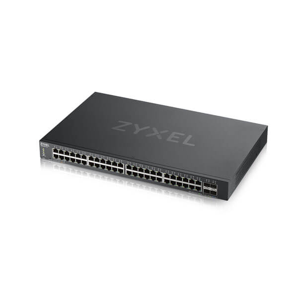 Zyxel XGS1930-52 Gestito L3 Gigabit Ethernet [10/100/1000] Nero (XGS1930-52 52 Port Smart Managed Switch 48x Gigabit Copper and 4x 10G SFP+ hybrid mode standalone or NebulaFlex Cloud)