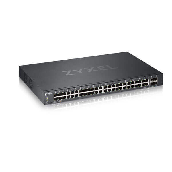 Zyxel XGS1930-52 Gestito L3 Gigabit Ethernet [10/100/1000] Nero (XGS1930-52 52 Port Smart Managed Switch 48x Gigabit Copper and 4x 10G SFP+ hybrid mode standalone or NebulaFlex Cloud)