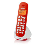 BRONDI ADARA - TELEFONO CORDLESS - VIVAVOCE - SVEGLIA - RED / WHITE