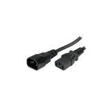 CAVO ALIMENTAZIONE 2MT M/F BK PROLUNGA ADJ C14-C13