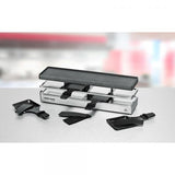 Rommelsbacher RC 800 griglia per raclette 4 persona(e) Nero, Argento 795 W