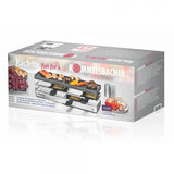 Rommelsbacher RC 800 griglia per raclette 4 persona(e) Nero, Argento 795 W