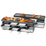 Rommelsbacher RC 1600 griglia per raclette 8 persona(e) 795 W Nero, Argento