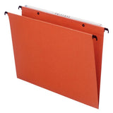 Esselte Cartella sospesa verticale Orgarex Kori (Esselte Orgarex Suspension File Card Foolscap 15mm V Base Orange [Pack 50] 10402)