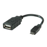 ITB SOLUTION RO11.02.8311 CAVO USB 2.0 TYPE A CONNETTORE FEMMINA-MICRO USB 2.0 OTG MASCHIO GARANZIA ITALIA (RO11.02.8311)