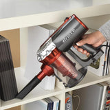 ARIETE 2761HANDY FORCE SCOPA ELETTRICA 600W CAPACIT SERBATOIO 0.5 L SENZA SACCO SPAZZOLA TESSUTI E BECCUCCIO SPAZZOLA TAPPETI/PAVIMENTI LUNGHEZZA CAVO 5MT NERO ROSSO