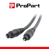 ProPart Cavo Fibra Ottica Toslink High Quality 3m Nero