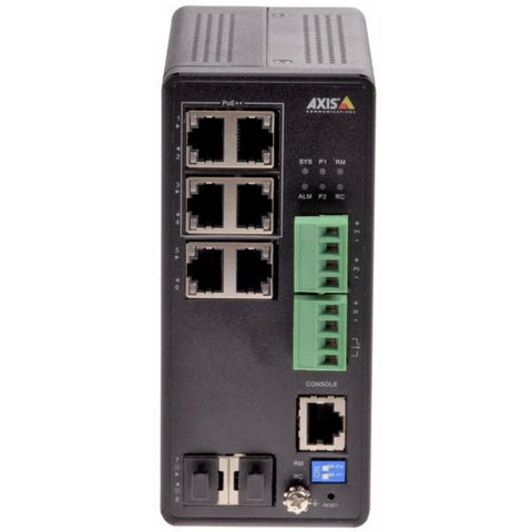 Axis 01633-001 switch di rete Gestito Gigabit Ethernet [10/100/1000] Supporto Power over Ethernet [PoE] Nero (AXIS T8504-R INDUSTRIAL POE SWI - IN)