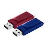 VERBATIM 32GB CHIAVETTA USB 2.0 CONF. 2 Pz RED/BLU