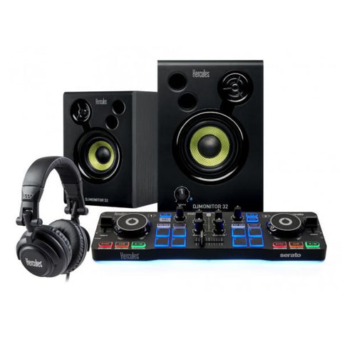 Hercules DJ Starter Kit controller per DJ Mixer con controllo DVS (Digital Vinyl System)