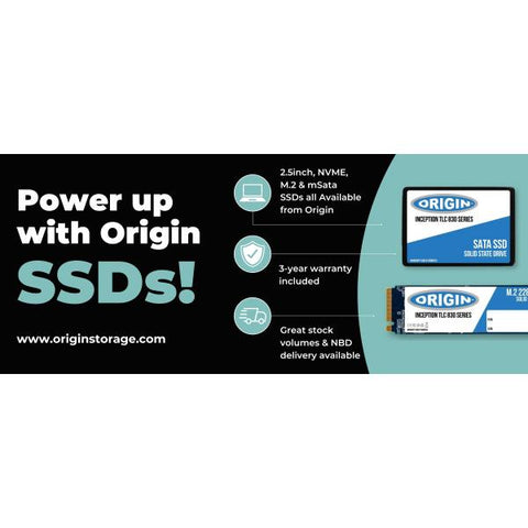 Origin Storage NB-2TB3DSSD-M.2 drives allo stato solido 2 TB SATA TLC (Origin Inception SSD 2TB M.2 SATA 3D TLC 80mm)