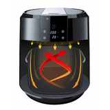 Steba HF 5000 XL Singolo 5,2 L Indipendente 1800 W Friggitrice ad aria calda Nero