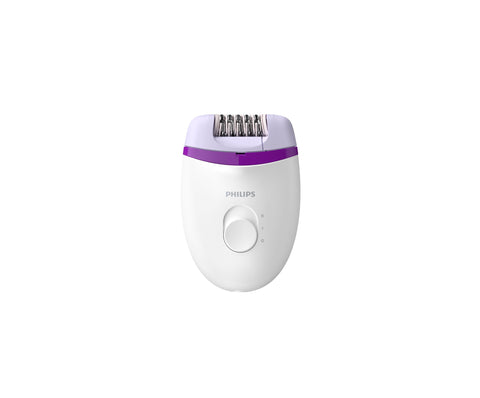 PHILIPS BRE225/00 EPILATORE ELETTRICO COMPATTO SATINELLE ESSENTIAL BIANCO VIOLA
