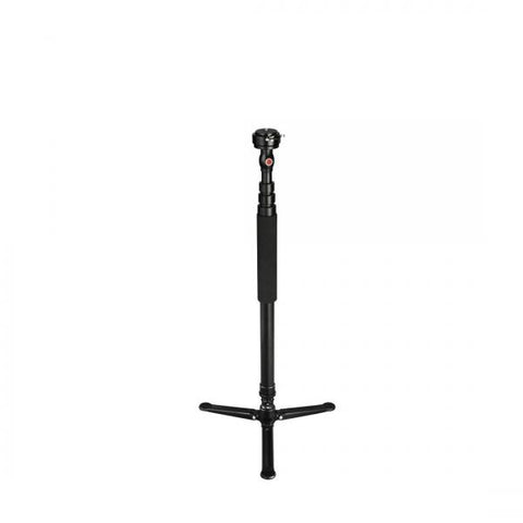 Monopie Hama Smooth para cámara de aluminio de 1/4" negro, rosa 