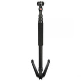 Monopie Hama Smooth para cámara de aluminio de 1/4" negro, rosa 