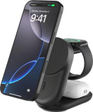 Belkin UltraCharge - Kabelloses Ladegert - 3-in-1, magnetisch, faltbar, mit Qi2 + AC-Netzteil (WIZ037KQBK)