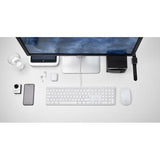 LMP TASTIERA MAC IT USB CON TASTIERINO NUMERICO COPERTURA SUPERIORE IN ALLUMINIO E 2 PORTE USB SILVER