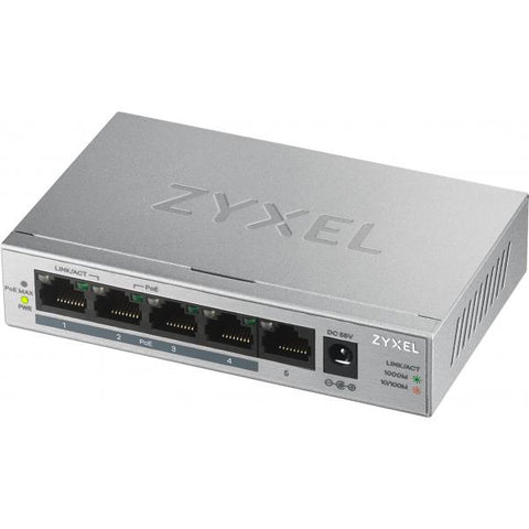 SWITCH 5P GIGABIT DI CUI 4POE FINO 60W