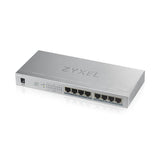 Zyxel GS1008HP Non gestito Gigabit Ethernet [10/100/1000] Supporto Power over Ethernet [PoE] Grigio (GS1008-HP 8-PORT DT GB POE+ - SWITCH)