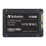 Verbatim Vi550 S3 SSD 512GB (VI550 S3 2.5 SSD 512 GB - Vi550 S3, 512 GB, 2.5, 560 - MB/s, 6 Gbit/s - Warranty: 24M)