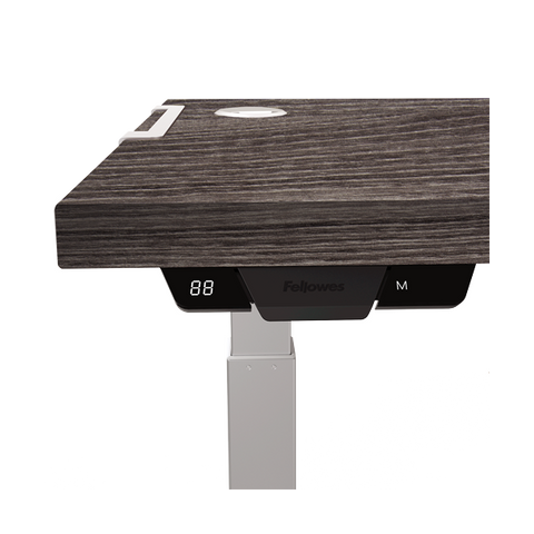 Fellowes 9871101 piano di scrivania per computer Forma rettangolare Melammina, PVC Quercia (Fellowes Desktop Newport Oak - 1800mm)